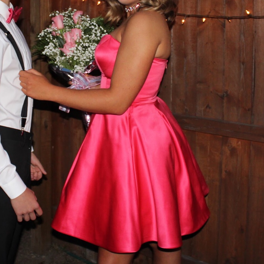 Pink Sherri Hill short dress